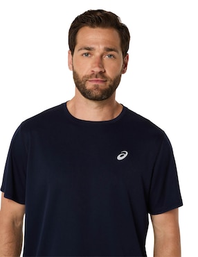 Playera deportiva para correr Asics Silver SS Top de hombre