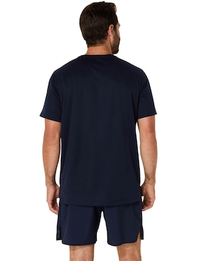 Playera deportiva para correr Asics Silver SS Top de hombre