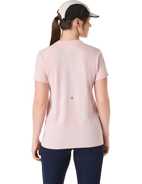 Playera deportiva para correr Asics de mujer