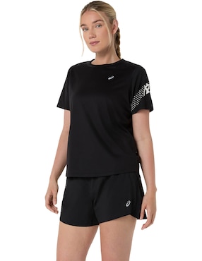 Playera deportiva para correr Asics de mujer