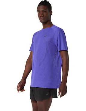 Playera deportiva para correr Asics de hombre