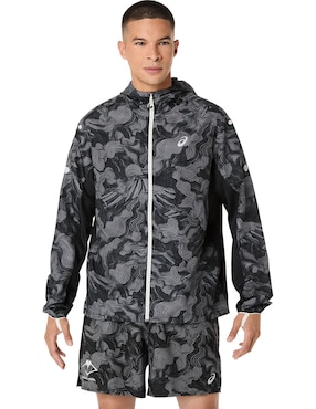 Chamarra para correr Asics de hombre