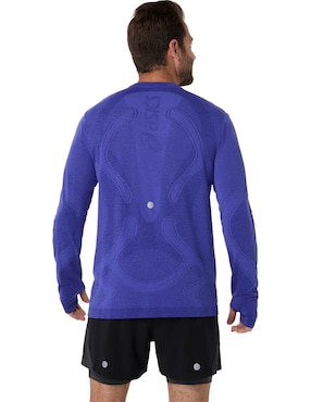 Playera deportiva para correr Asics de hombre