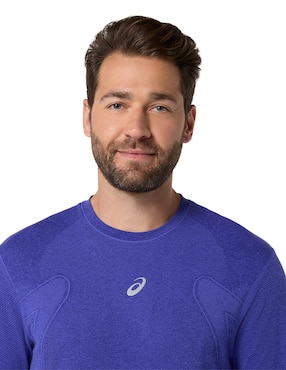 Playera deportiva para correr Asics de hombre