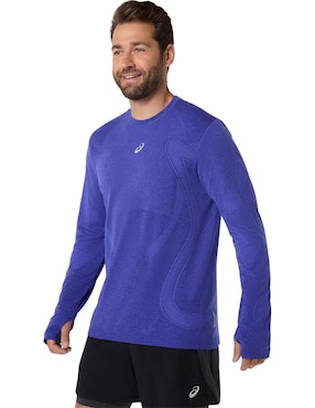 Playera deportiva para correr Asics de hombre