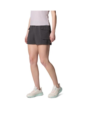 Short con bolsillos columbia para pesca mujer