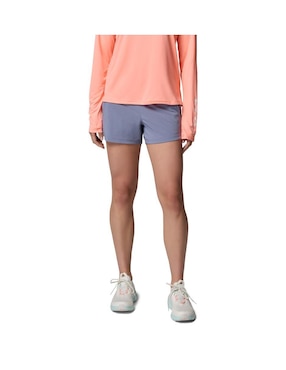Short con bolsillos Columbia para pesca mujer