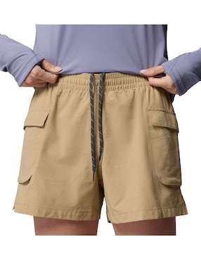 Short con bolsillos Columbia para pesca mujer