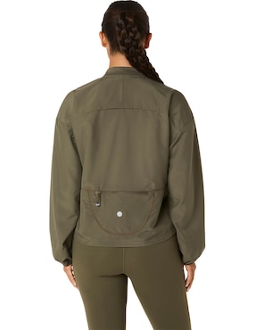 Chamarra para correr Asics Nagino Run Adjustable Jacket de mujer