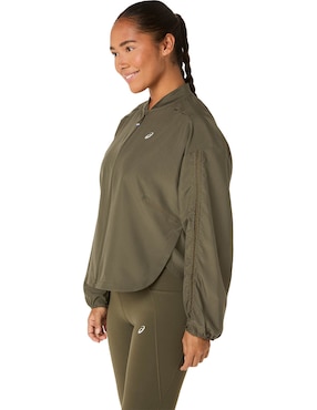 Chamarra para correr Asics Nagino Run Adjustable Jacket de mujer