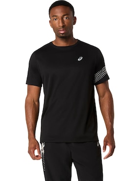 Playera deportiva para correr Asics Icon SS Top de hombre