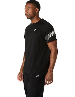Playera deportiva para correr Asics Icon SS Top de hombre