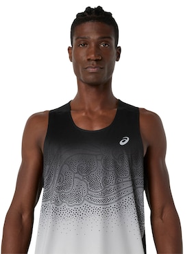 Playera deportiva para correr Asics Road Fade Singlet de hombre
