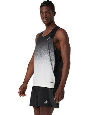 Playera deportiva para correr Asics Road Fade Singlet de hombre