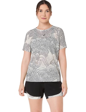 Playera deportiva para correr Asics Limited Series Metarun SS Top de mujer