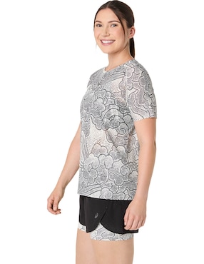 Playera deportiva para correr Asics Limited Series Metarun SS Top de mujer