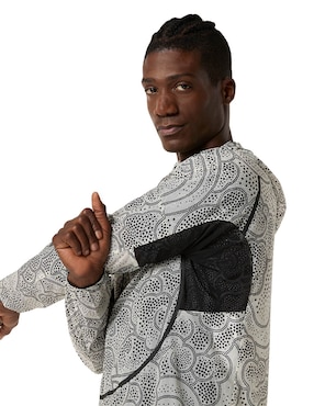 Chamarra impermeable para correr Asics de hombre