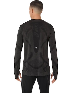 Playera deportiva para correr Asics Road Seamless LS Top de hombre