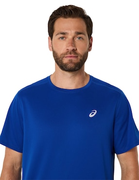Playera deportiva para correr Asics Silver SS Top de hombre