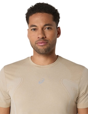 Playera deportiva para correr Asics Road Seamless SS Top de hombre