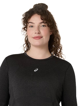 Playera deportiva para correr Asics Road Seamless LS Top de mujer