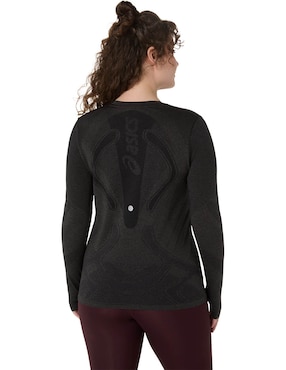 Playera deportiva para correr Asics Road Seamless LS Top de mujer