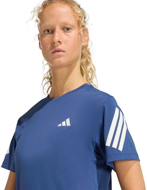 Playera deportiva para correr Adidas de mujer