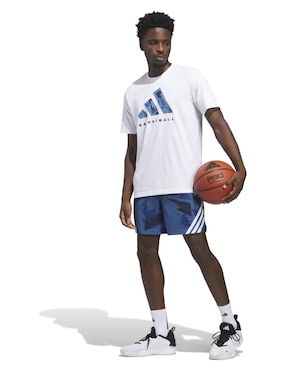 PLayera deportiva para básquetbol Adidas de hombre