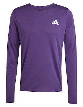 Playera deportiva para correr Adidas de hombre