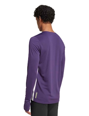 Playera deportiva para correr Adidas de hombre