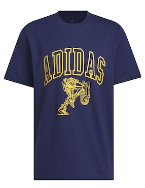 Playera deportiva para básquetbol Adidas de hombre