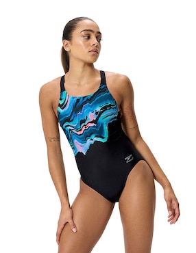 Traje de baño completo deportivo Speedo para mujer