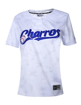 Jersey de Charros de Jalisco local manga corta New Era fan para mujer