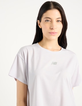 Playera deportiva para entrenamiento New Balance de mujer