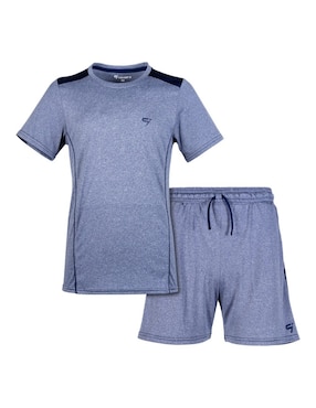 Conjunto deportivo straight Squadra con elástico para hombre