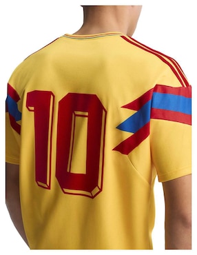 Jersey de Selección de fútbol de Colombia local manga corta Adidas para hombre