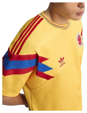 Jersey de Selección de fútbol de Colombia local manga corta Adidas para hombre