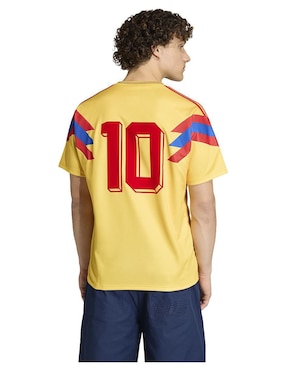 Jersey de Selección de fútbol de Colombia local manga corta Adidas para hombre