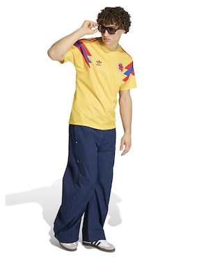 Jersey de Selección de fútbol de Colombia local manga corta Adidas para hombre