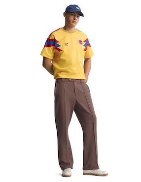Jersey de Selección de fútbol de Colombia local manga corta Adidas para hombre