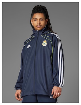 Chamarra para fútbol Adidas Real Madrid Club De Fútbol de hombre