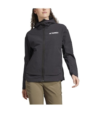 Chamarra para senderismo Adidas Softshells de mujer
