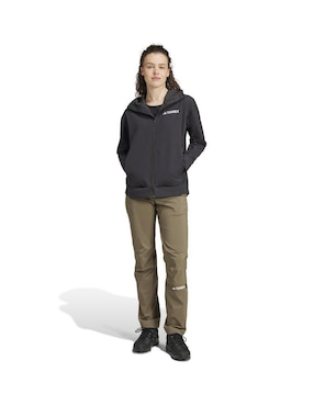 Chamarra para senderismo Adidas Softshells de mujer