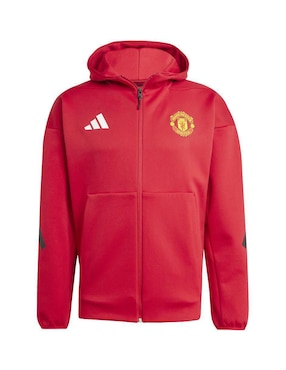 Sudadera Adidas con capucha Manchester United para hombre