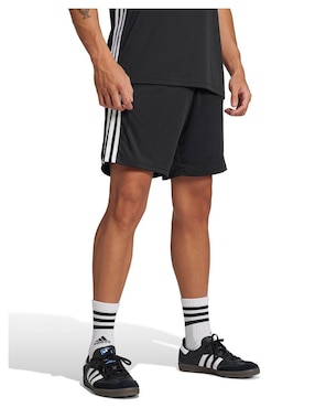 Short con bolsillos Adidas para fútbol hombre
