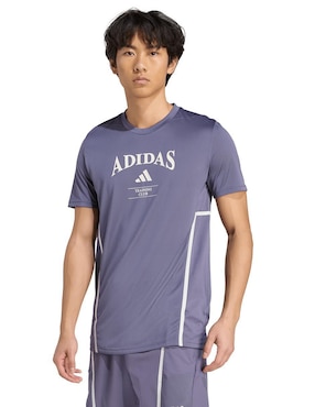 Playera deportiva para entrenamiento Adidas de hombre