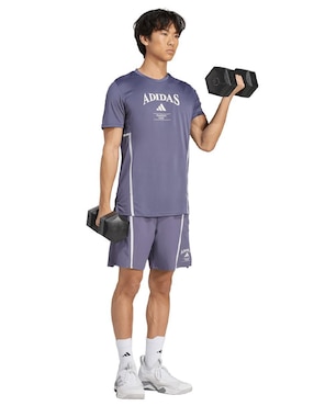 Playera deportiva para entrenamiento Adidas de hombre