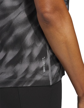 Playera deportiva para correr Adidas de mujer