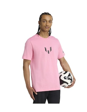 Playera deportiva para fútbol Adidas de hombre