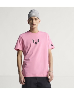 Playera deportiva para fútbol Adidas de hombre
